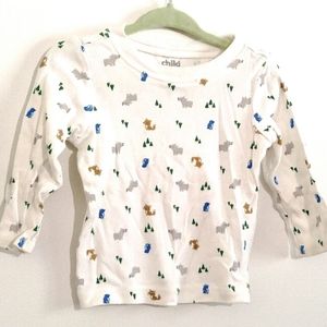 6-9M Tee | Forest Animals Woodland Trees